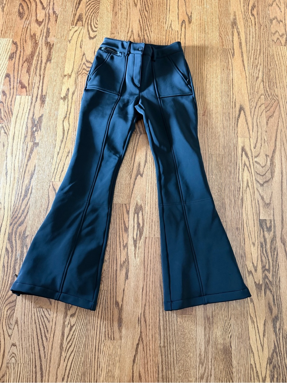 Erin Snow Black Phia black flared ski pants
